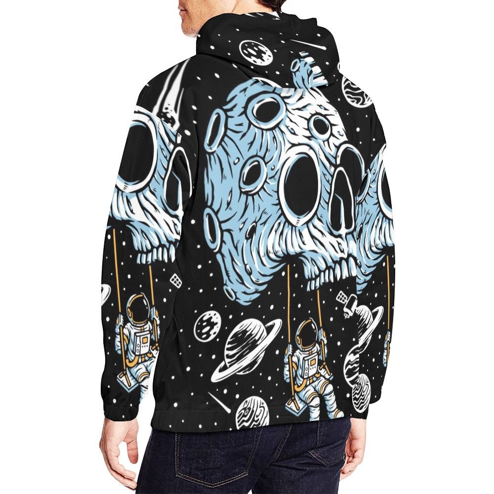 Skull Swing Planet All Over Print Hoodie