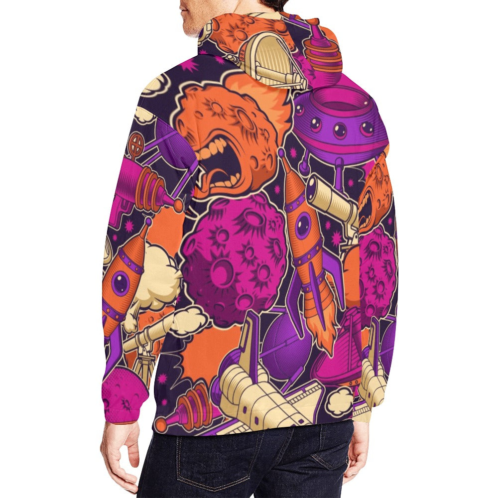 Space Art All Over Print Hoodie