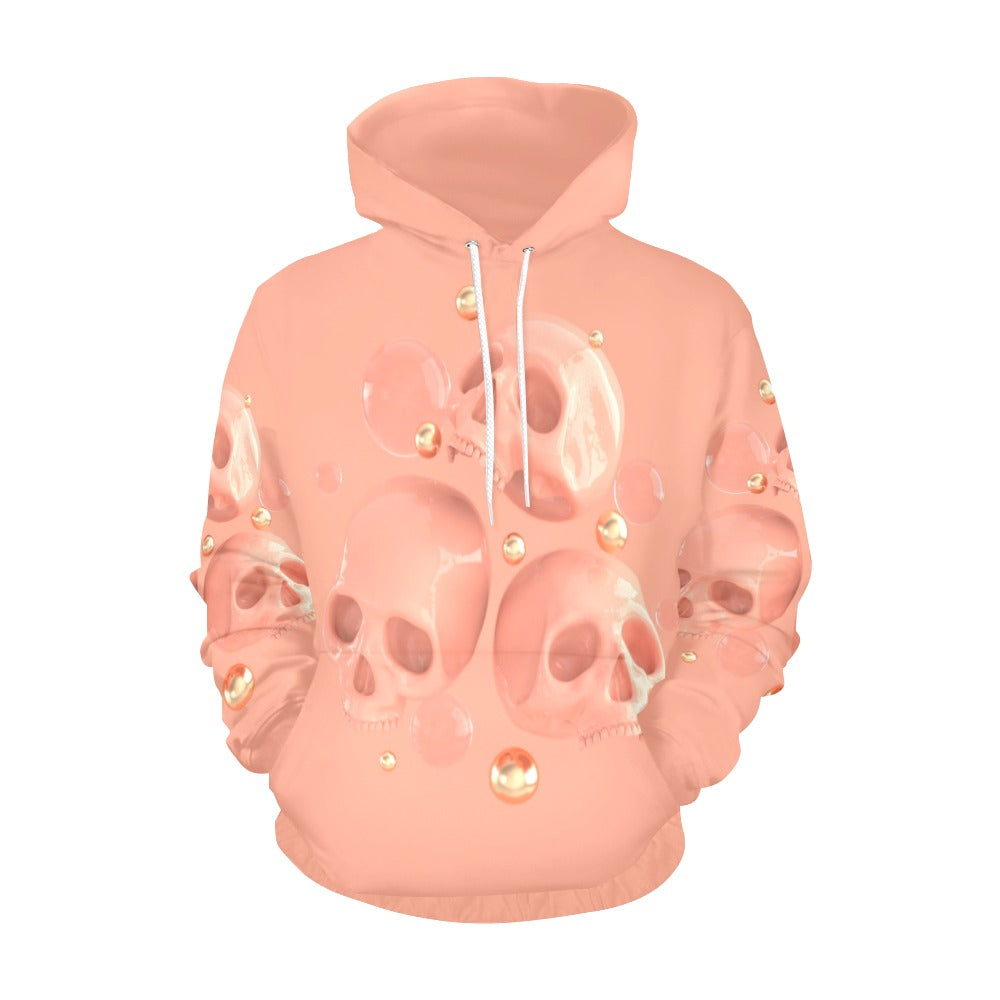 Skull Yogurt All Over Print Hoodie