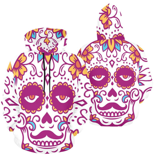 Mexican Skull Day Dead All Over Print Hoodie