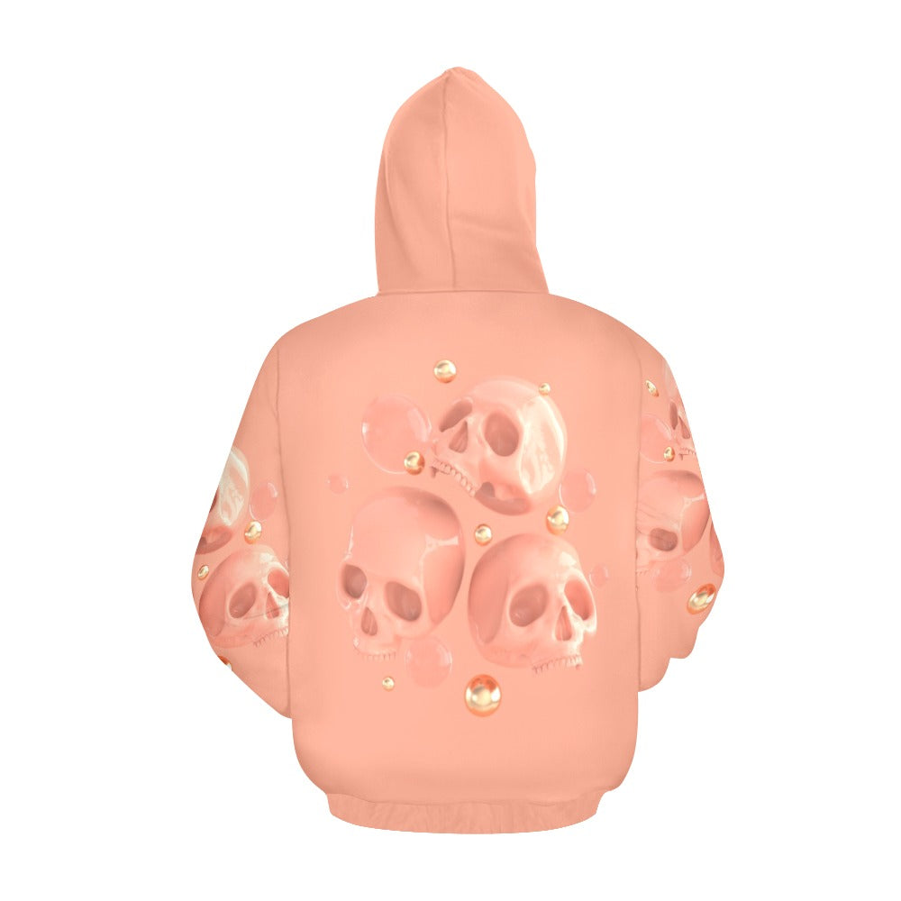 Skull Yogurt All Over Print Hoodie