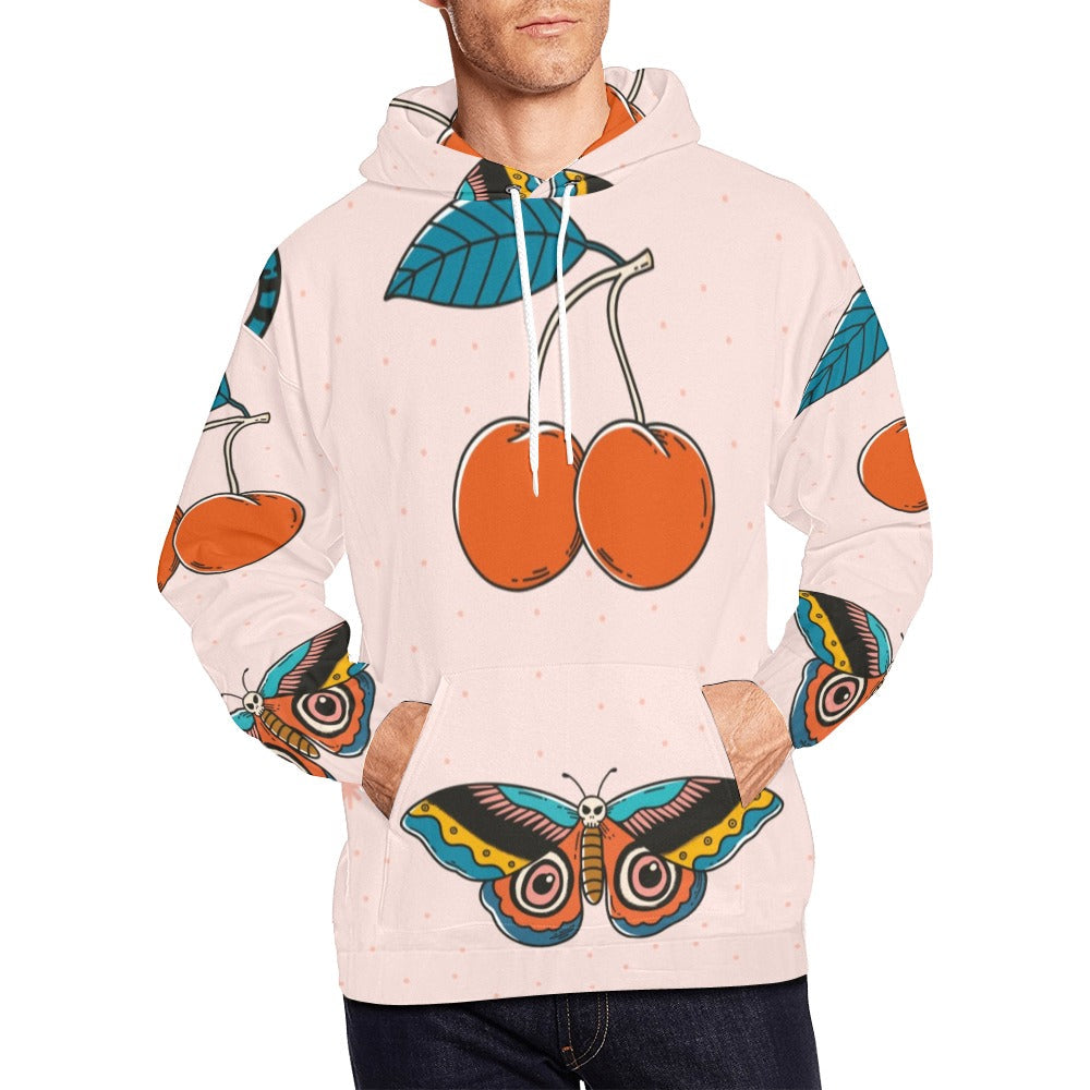 Retro Tattoo Set All Over Print Hoodie