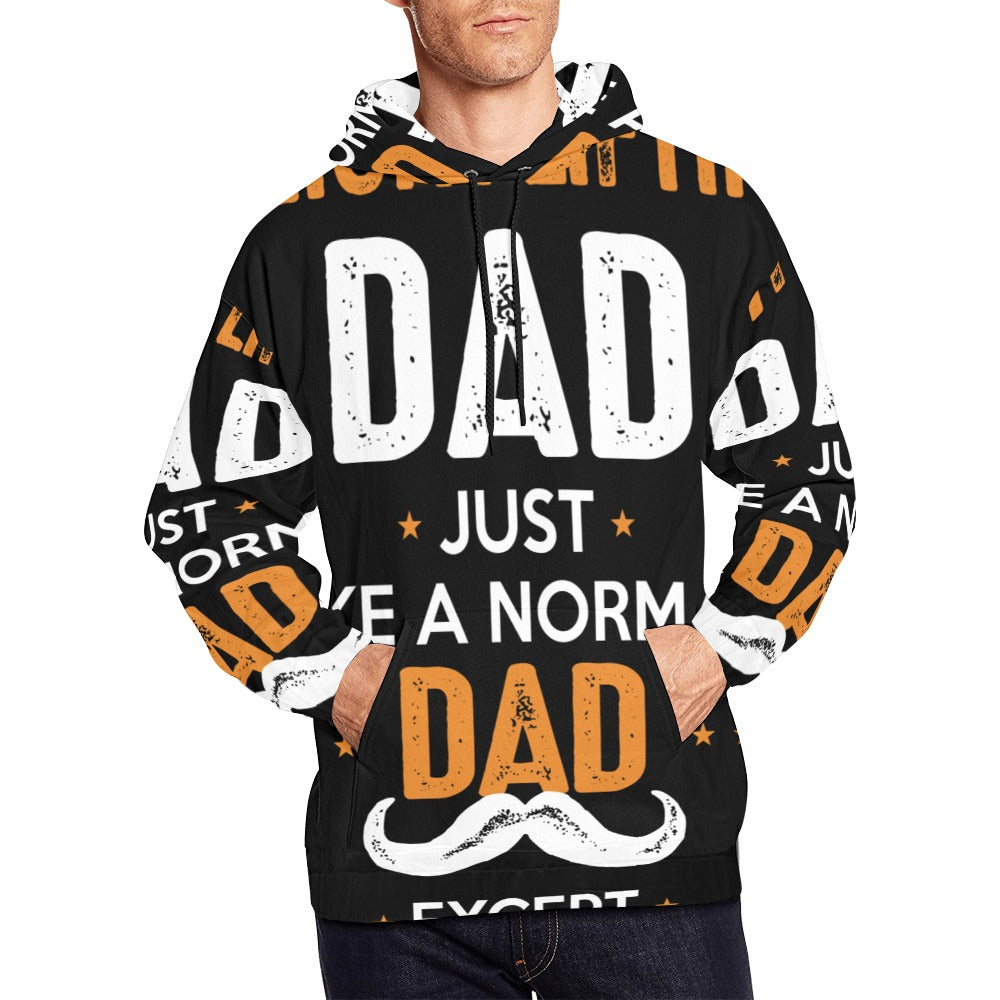 Weight Lifting Dad Except Much Cooler Cool Gift All Over Print Hoodie