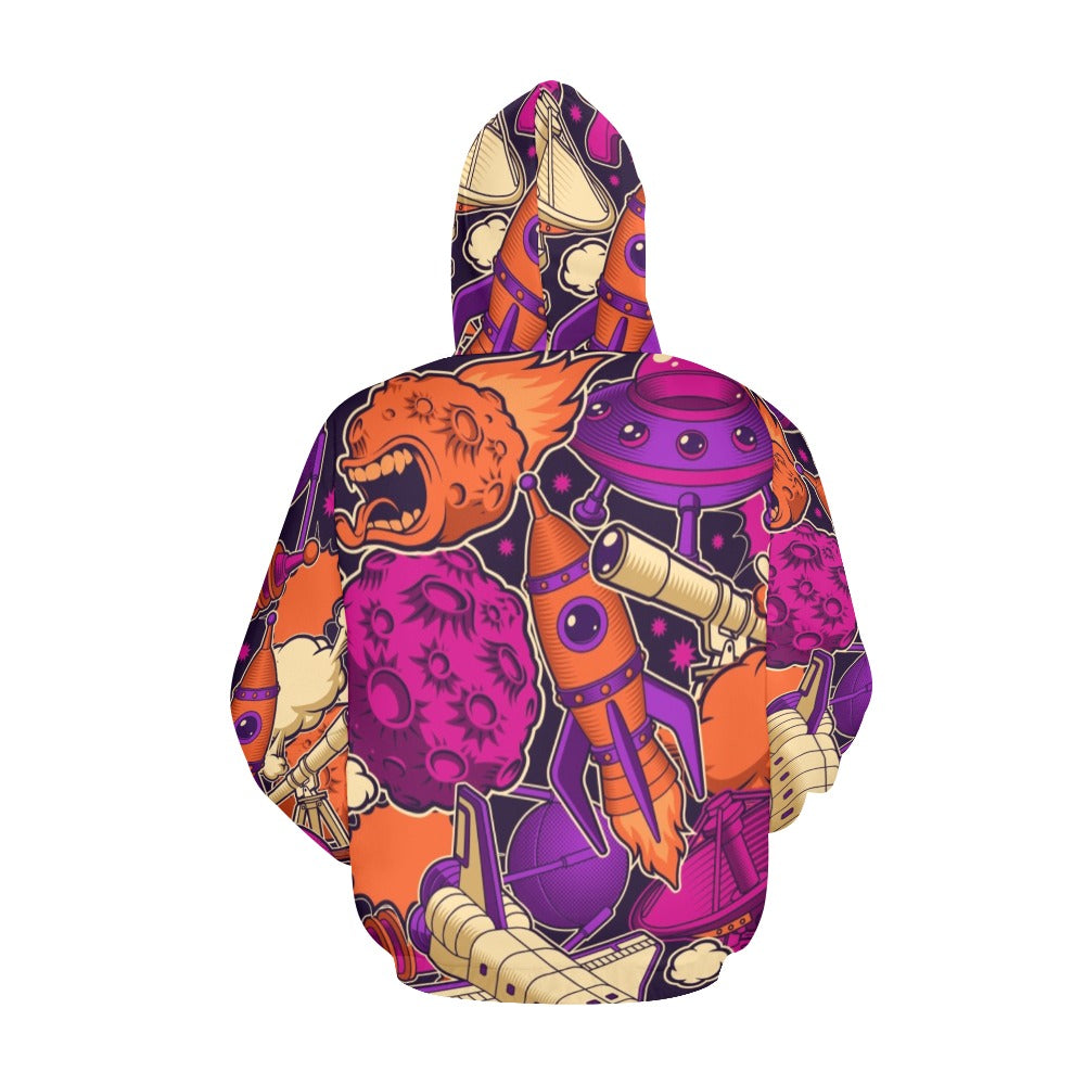 Space Art All Over Print Hoodie