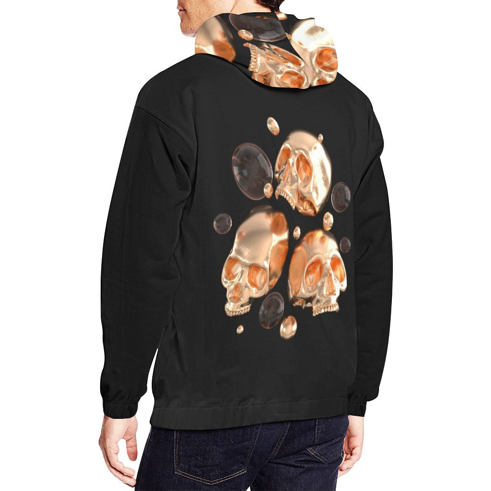 Golden Death All Over Print Hoodie