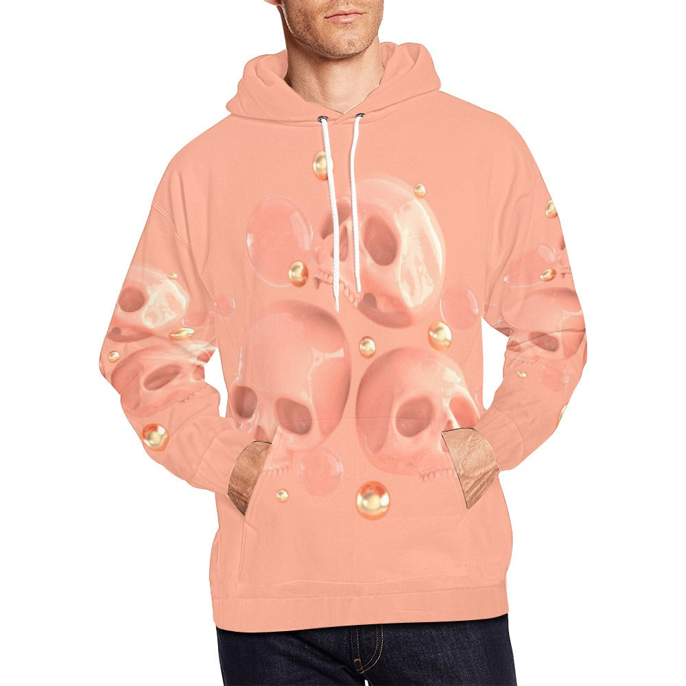 Skull Yogurt All Over Print Hoodie