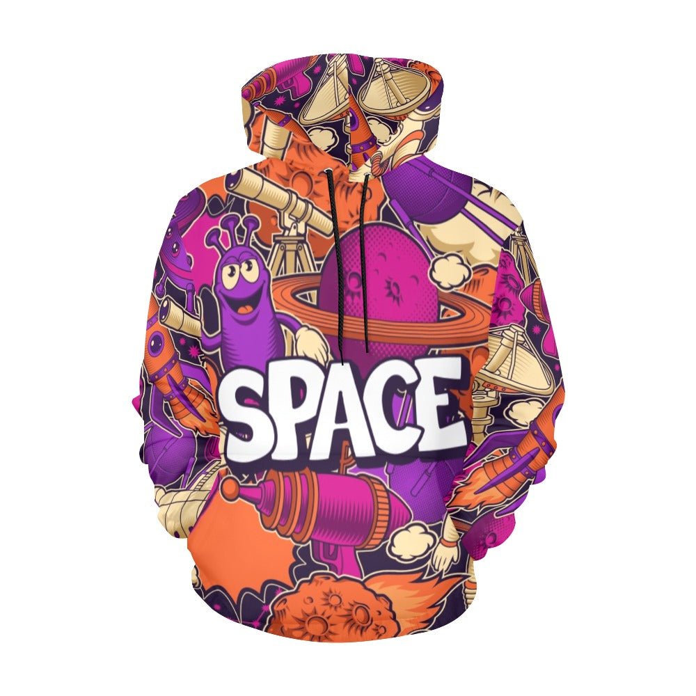 Space Art All Over Print Hoodie