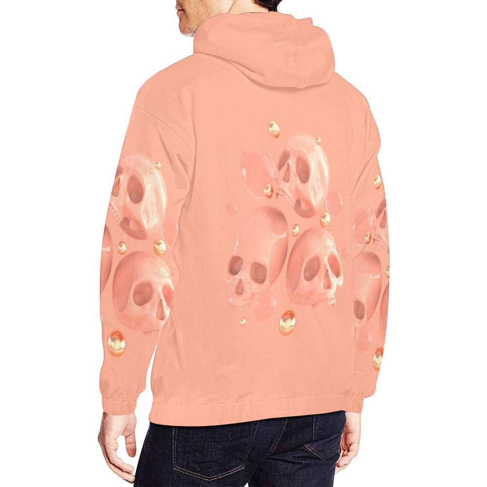 Skull Yogurt All Over Print Hoodie