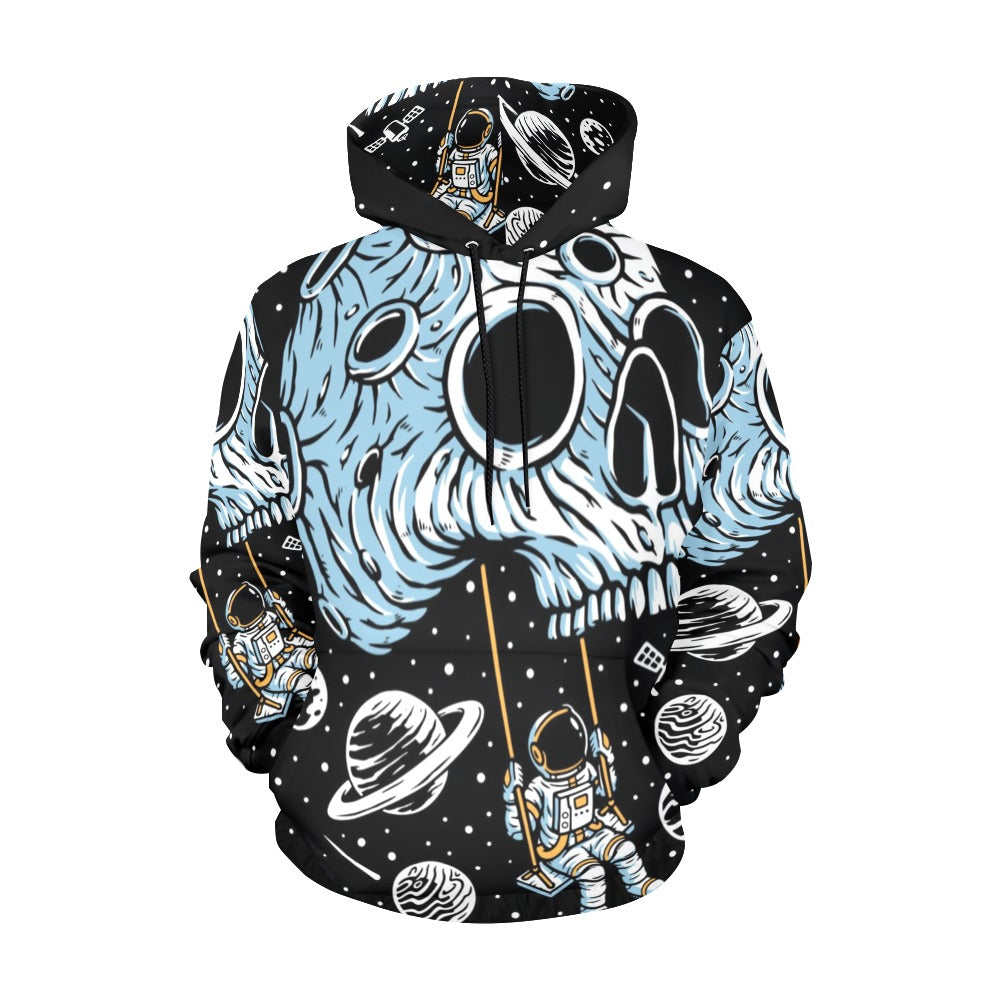 Skull Swing Planet All Over Print Hoodie