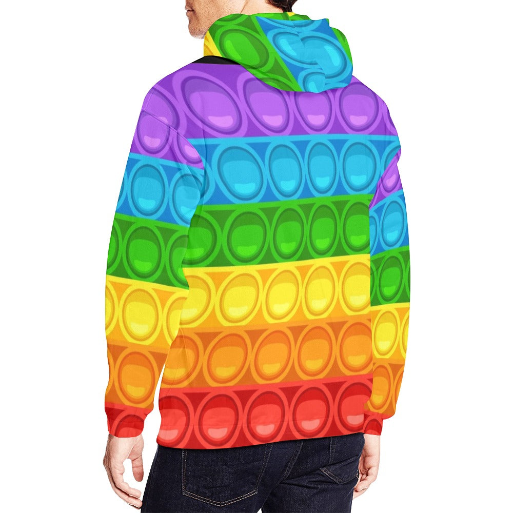 Pop It All Over Print Hoodie