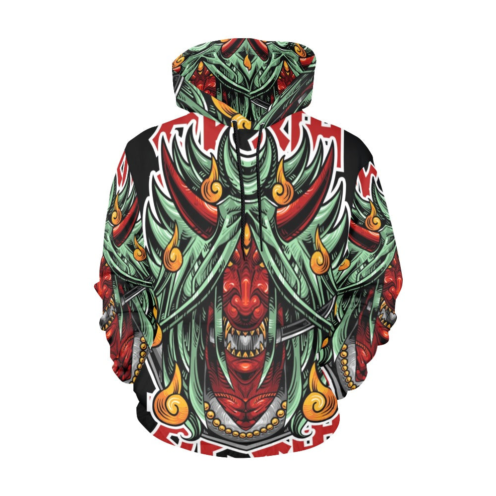 Shinigami Grim Reaper Japanese All Over Print Hoodie