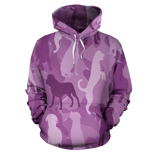 Rottweiler Pink Hoodie