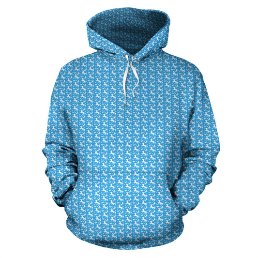 Sky Blue Horse s Hoodie