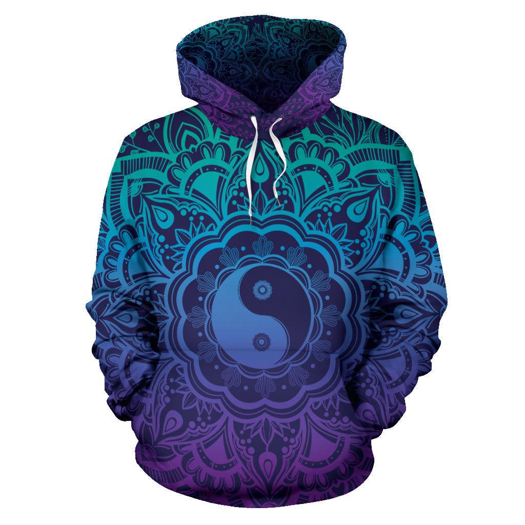 YinYang Mandala Hoodie - Top Content | POD Collection | Free Shipping