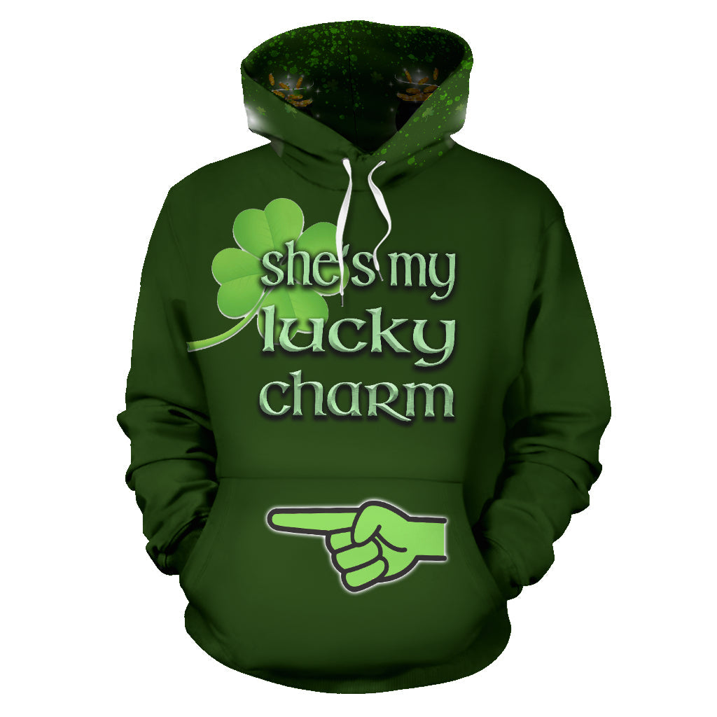 St Patricks She's Lucky Charm Hoodie - Top Content | POD Collection | Free Shipping