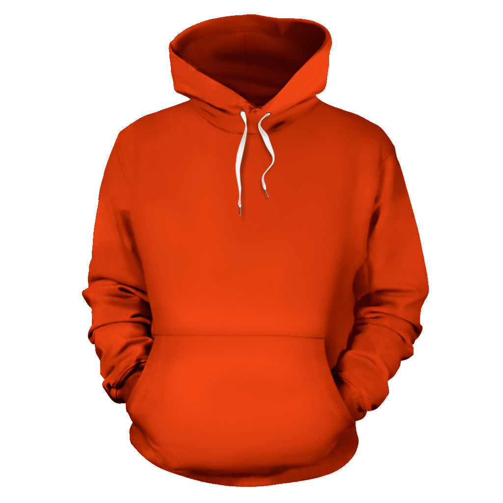 Back Print Perfect Orange Bandana Pullover Hoodie