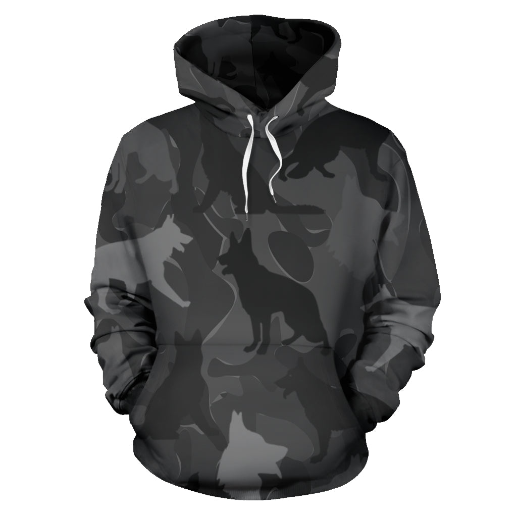 German Shepherd Dark Grey Hoodie