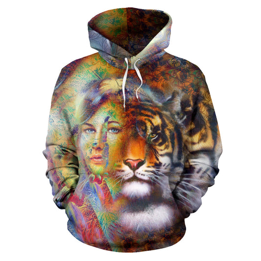 Donna Tigre - Felpa con cappuccio - Hoodie