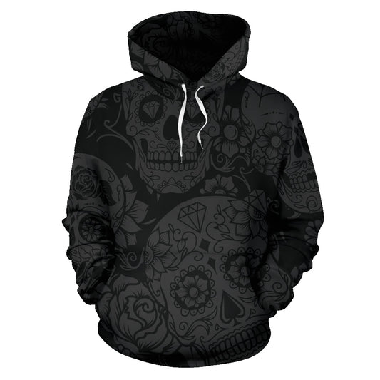 Dark Sugar Skull Hoodie - Top Content | POD Collection | Free Shipping