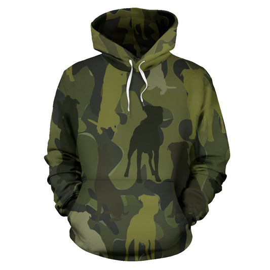 Staffordshire Bull Terrier (Staffie) Dark Green Hoodie