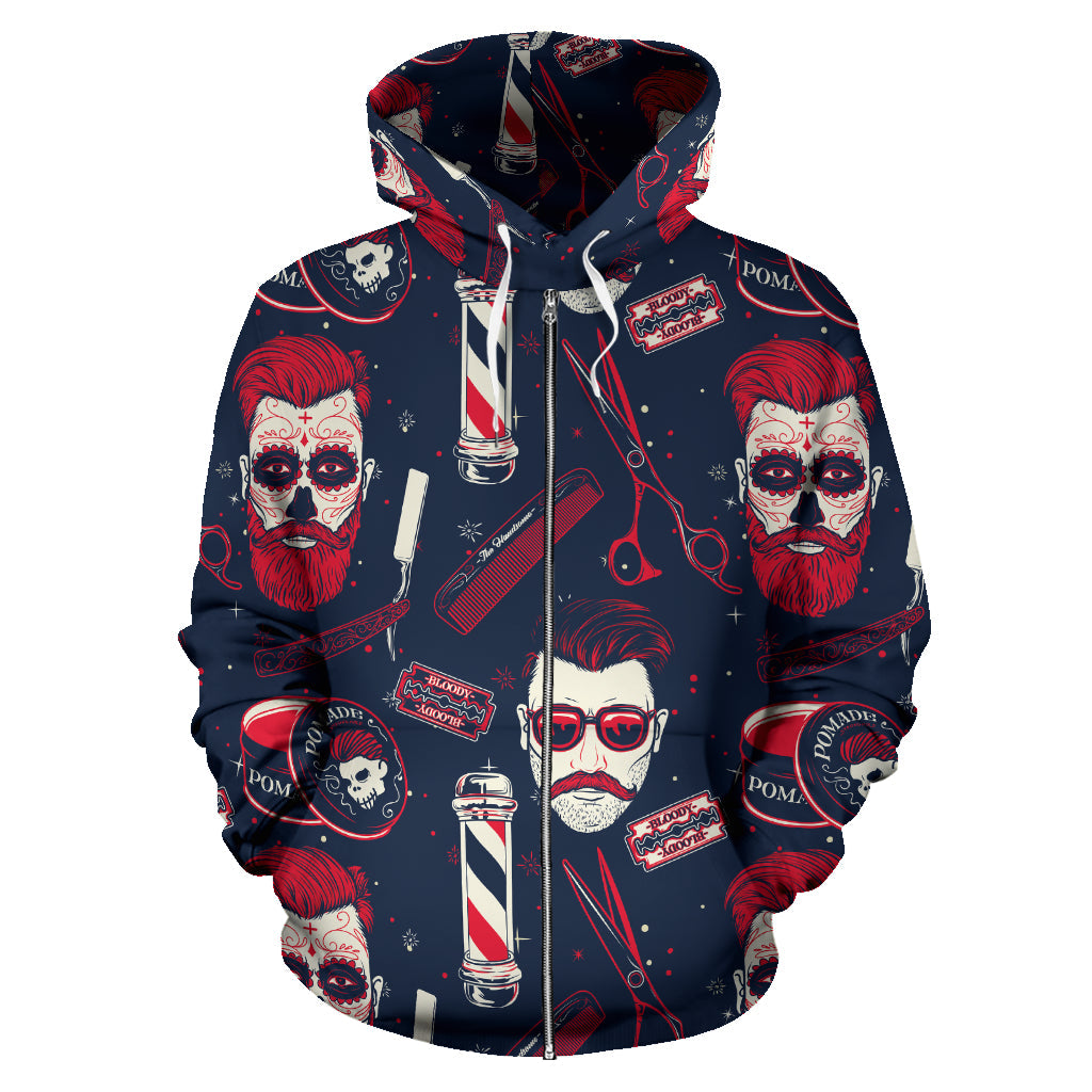 BARBER ZIP-UP HOODIE