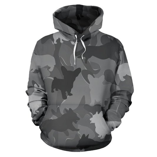 Corgi Light Grey Hoodie