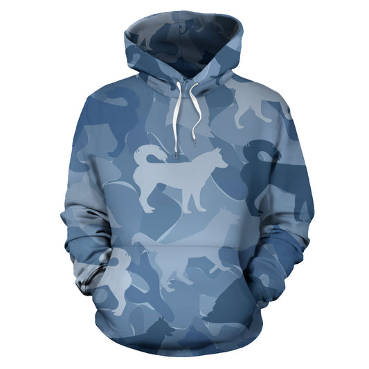 Husky Light Blue Hoodie