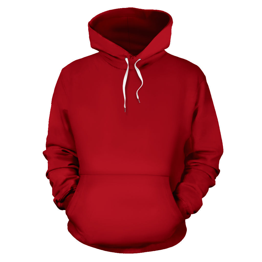 Back Print Classic Red Bandana Pullover Hoodie