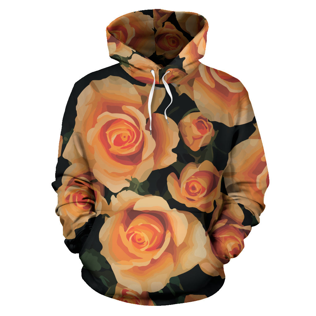 Black/Orange Floral - Top Content | POD Collection | Free Shipping