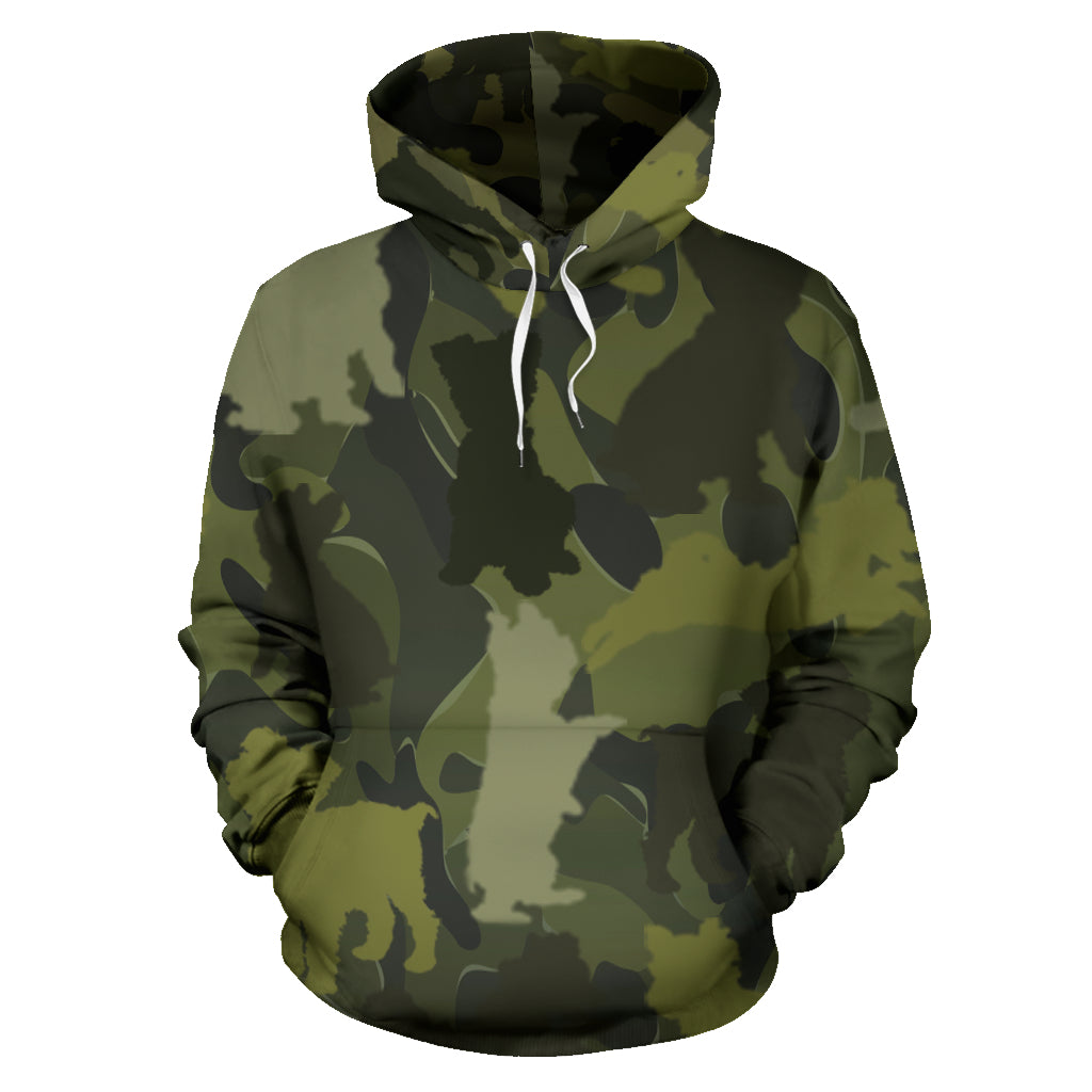 Yorkie Dark Green Hoodie