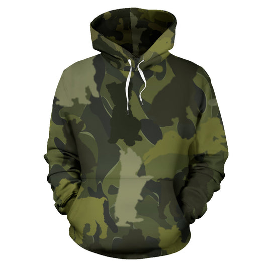 Yorkie Dark Green Hoodie