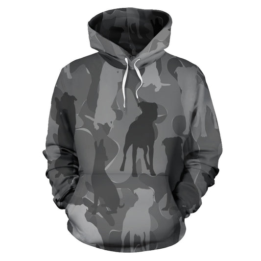 Staffordshire Bull Terrier (Staffie) Light Grey Hoodie