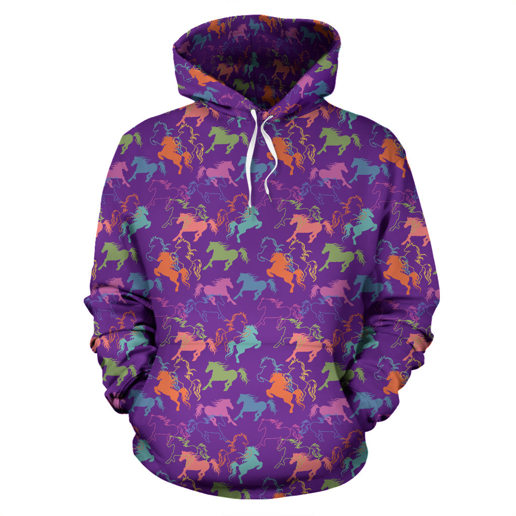 Purple Horse Hoodies - Top Content | POD Collection | Free Shipping