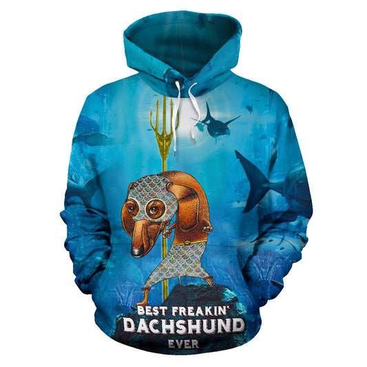 BEST FREAKIN DACHSHUND EVER HOODIE - Top Content | POD Collection | Free Shipping