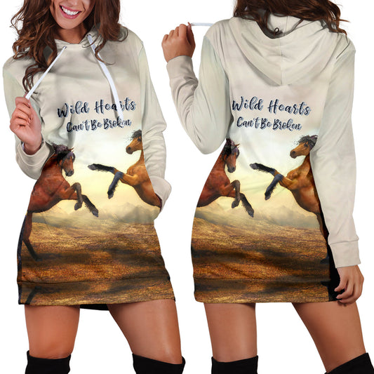 Wild Hearts Can't Be Broken Hoodie Dress