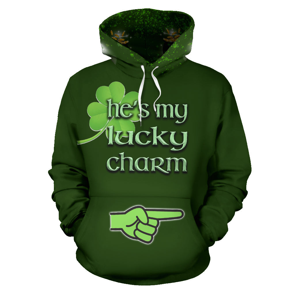 St Patricks He's Lucky Charm Hoodie - Top Content | POD Collection | Free Shipping