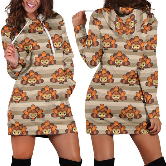 Thankful Turkey Hoodie Dress