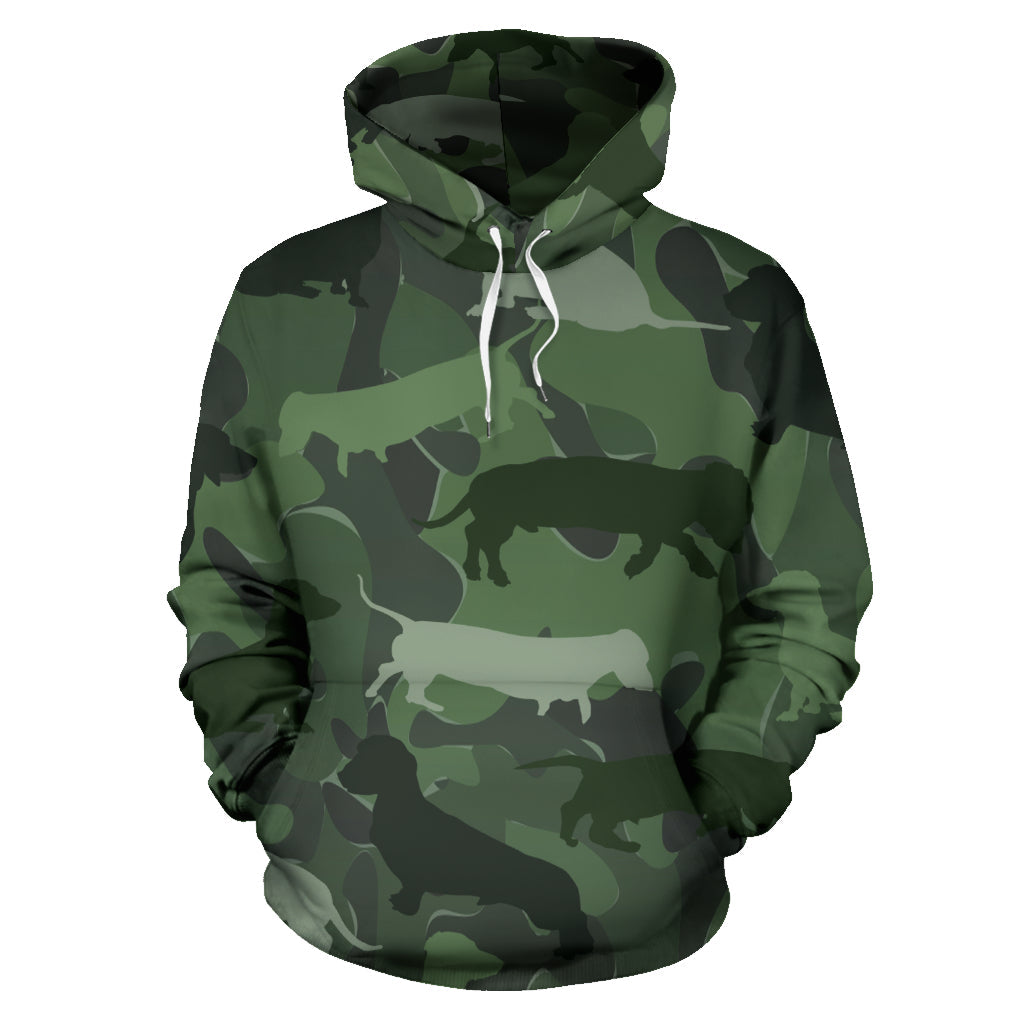 Dachshund Light Green Hoodie