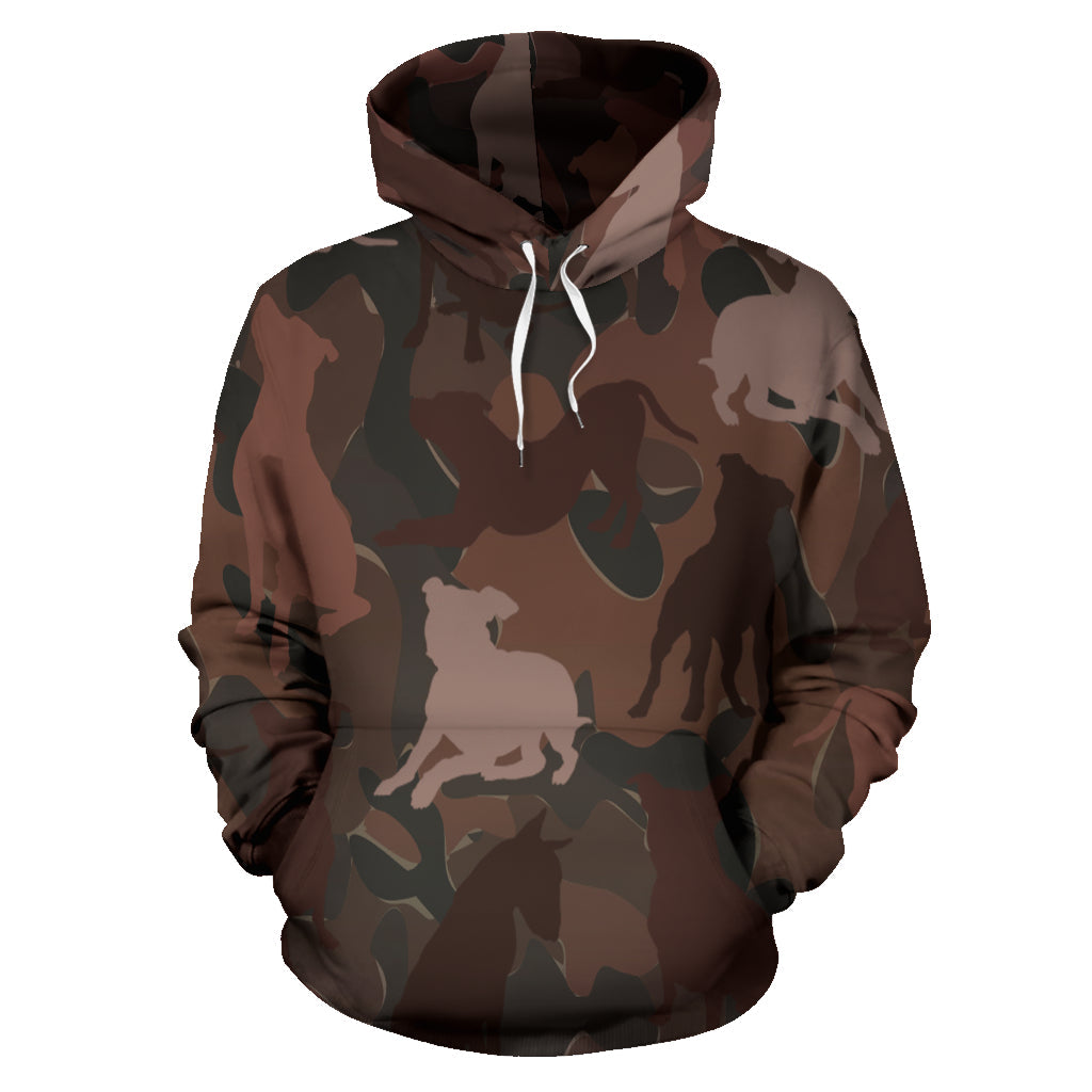 Pitbull Maroon Hoodie