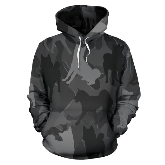 Shiba Inu Dark Grey Hoodie