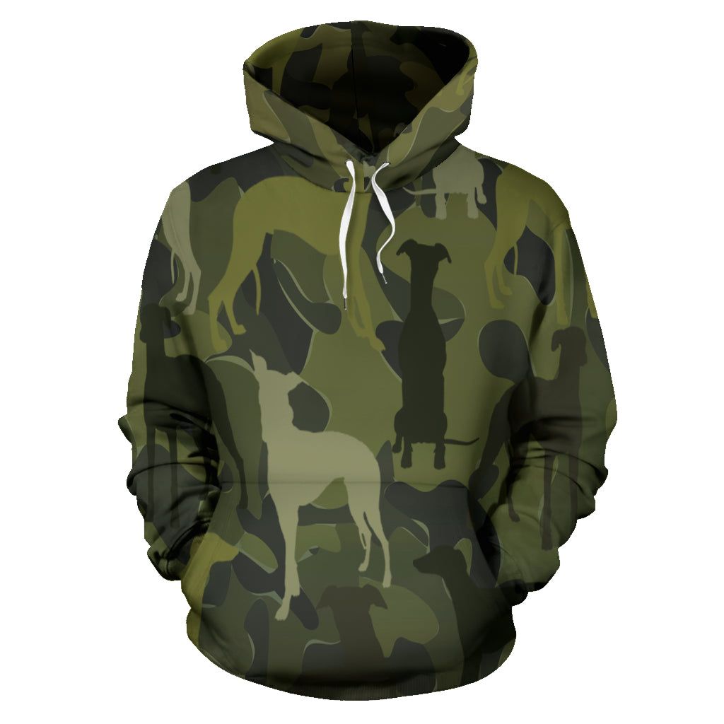 Whippet Dark Green Hoodie