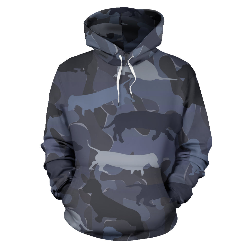 Dachshund Dark Blue Hoodie