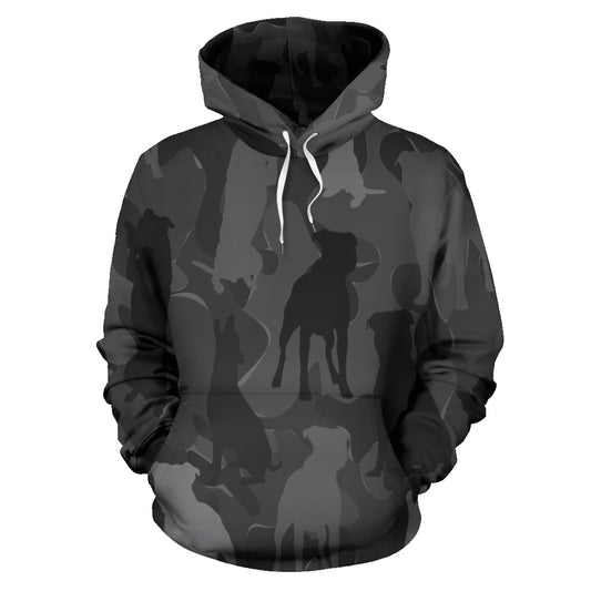 Staffordshire Bull Terrier (Staffie) Dark Grey Hoodie