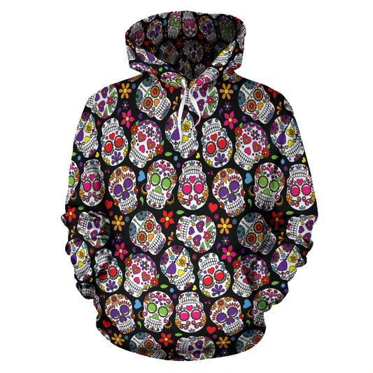 Multi-Colored Skull s Hoodie