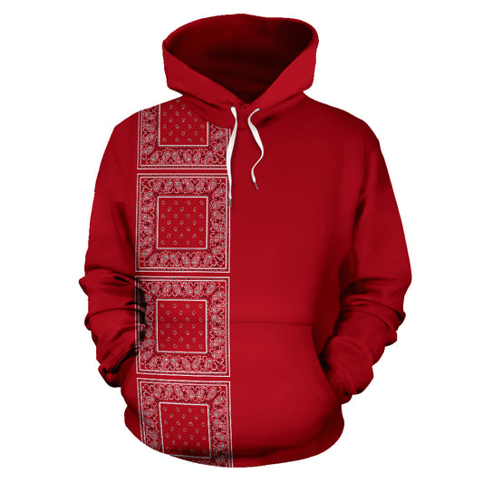 Lineup Classic Red Bandana Pullover Hoodie - Top Content | POD Collection | Free Shipping