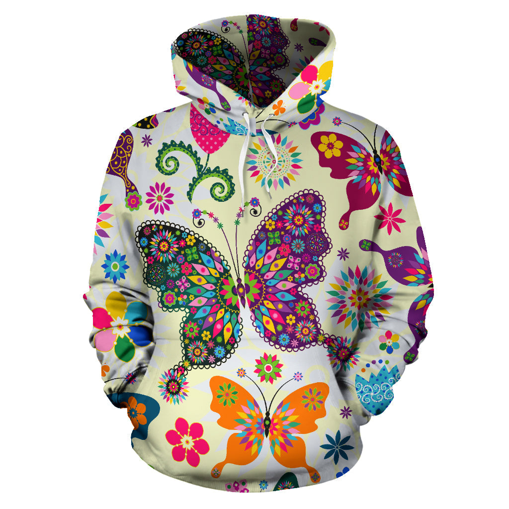 Butterfly Pattern Hoodie