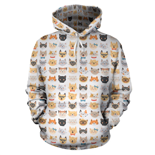 Cat Faces II s Hoodie