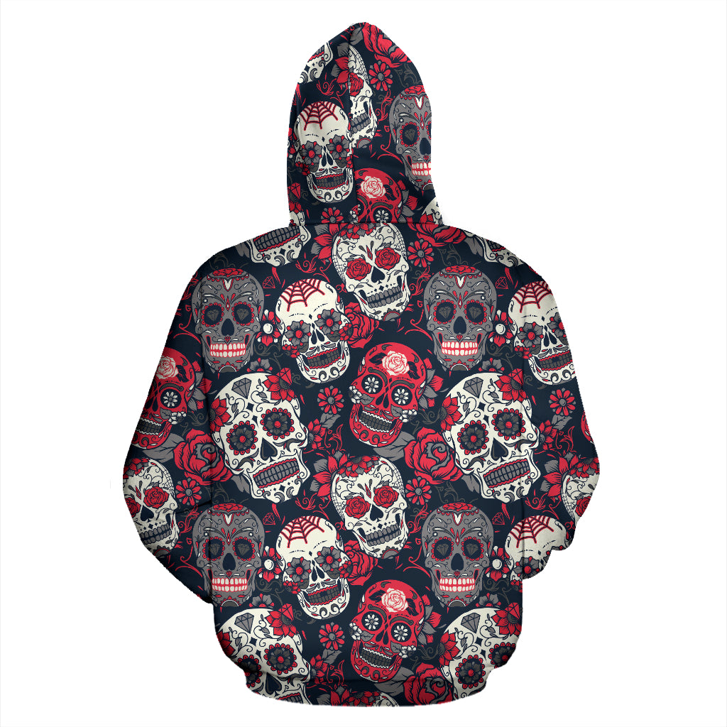 Skull Lovers All Over Zip-Up Hoodie