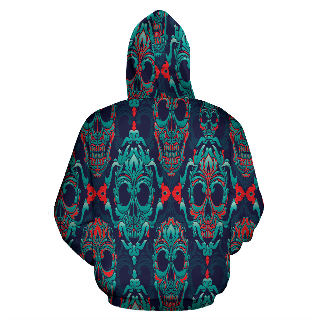 Skull Zip Hoodie