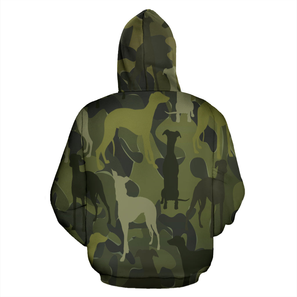 Whippet Dark Green Hoodie